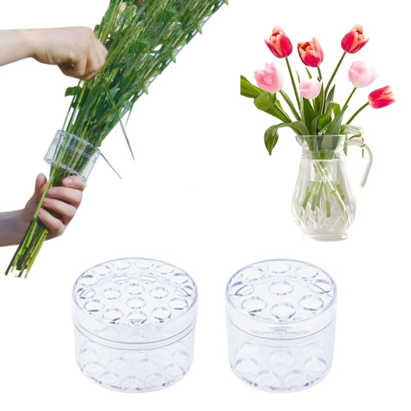 Florist Supply Bulk - Pemegang Batang Spiral Pemegang Rangkaian Bunga