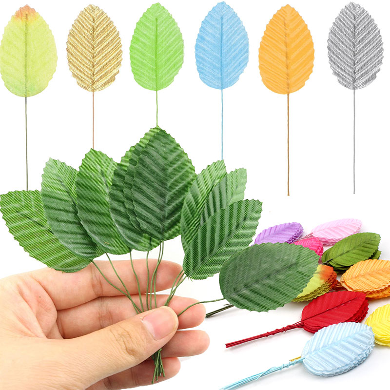 50/100/200 Buah Daun Mawar Sut - Florist Supply Bulk ulasan dan harga