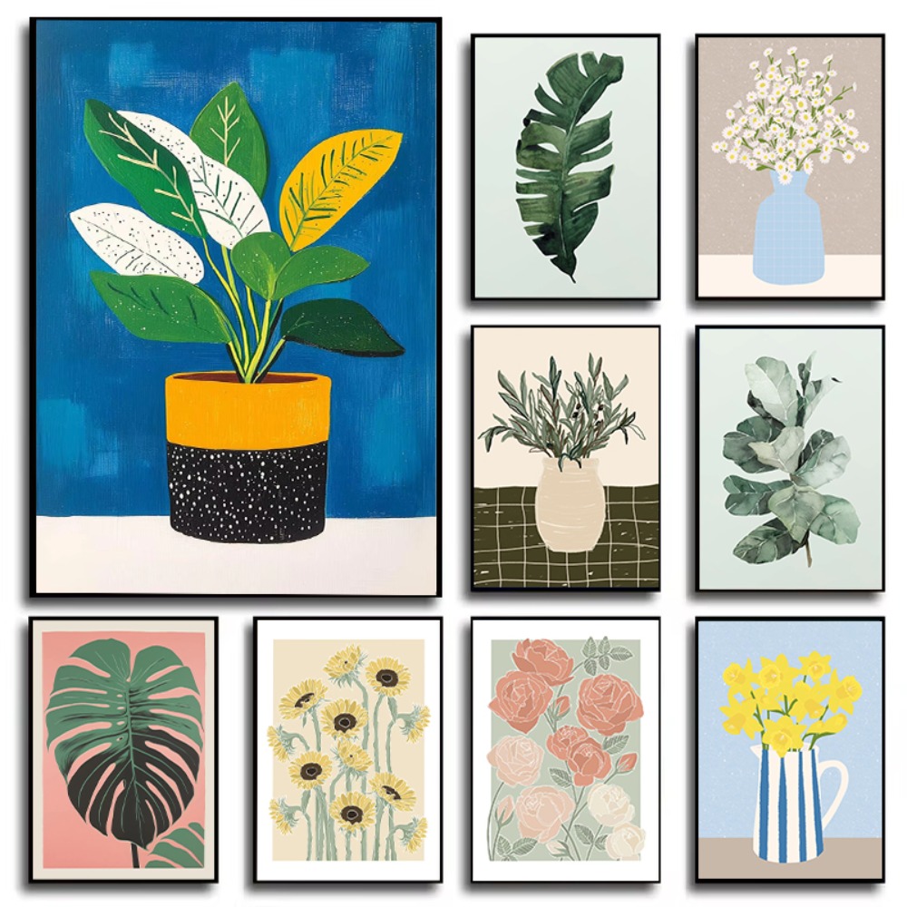 Poster Seni Vas Bunga Taman Il - Florist Supply Vases ulasan dan harga