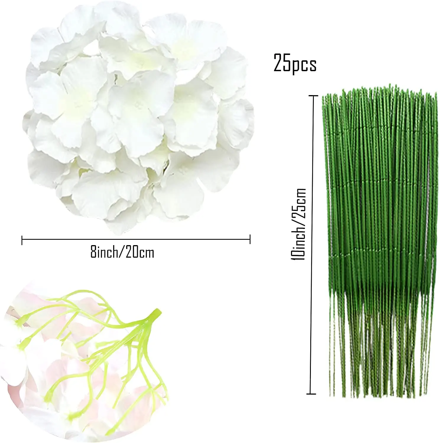 Kepala Bunga Hydrangea Sutra B - Florist Supply Bulk ulasan dan harga