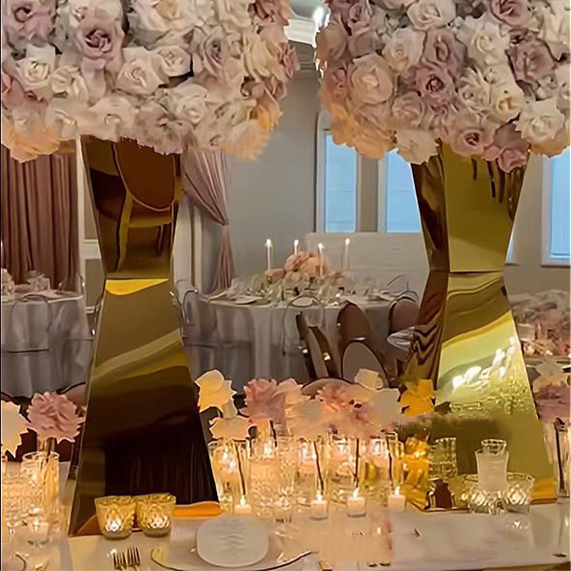 2 buah vas bunga meja pernikah - Florist Supply Vases ulasan dan harga