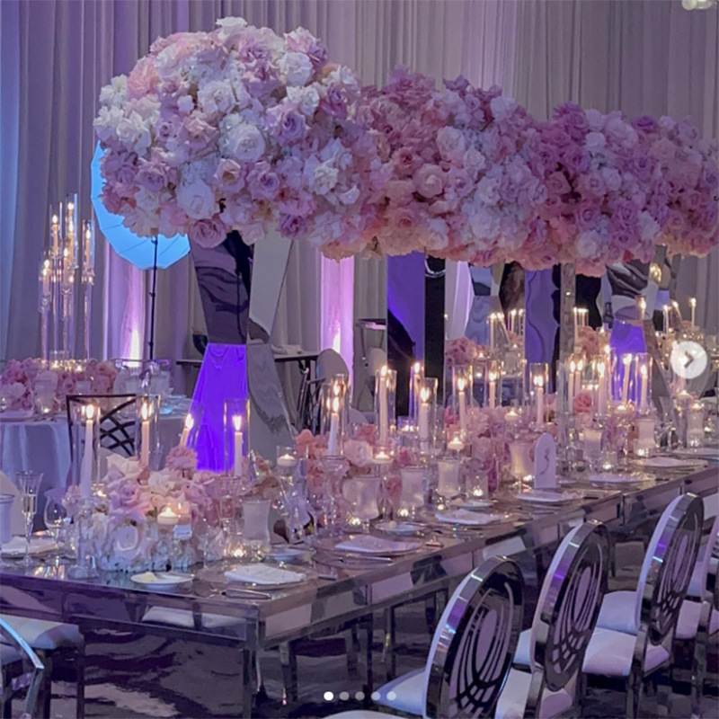 2 buah vas bunga meja pernikah - Florist Supply Vases ulasan dan harga