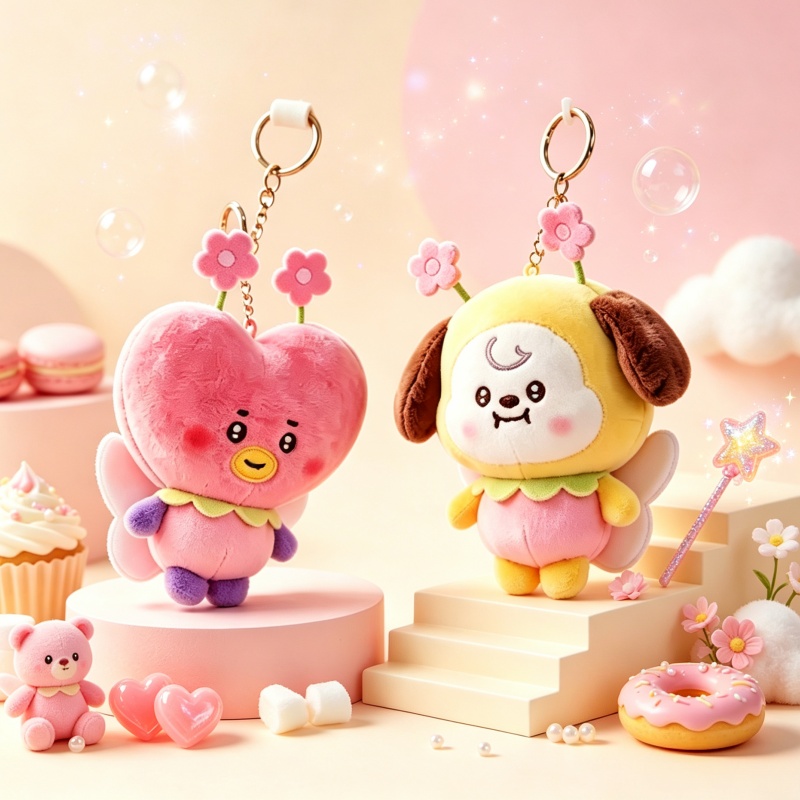 BT21 Seri Bunga Sakura, Boneka - Supply Florist ulasan dan harga