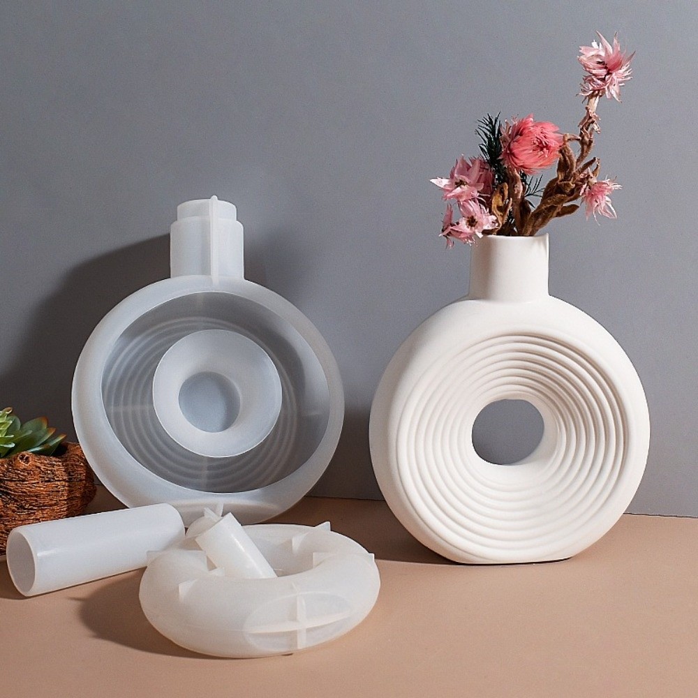 Cetakan Vas Silikon Motif Gari - Florist Supply Vases ulasan dan harga