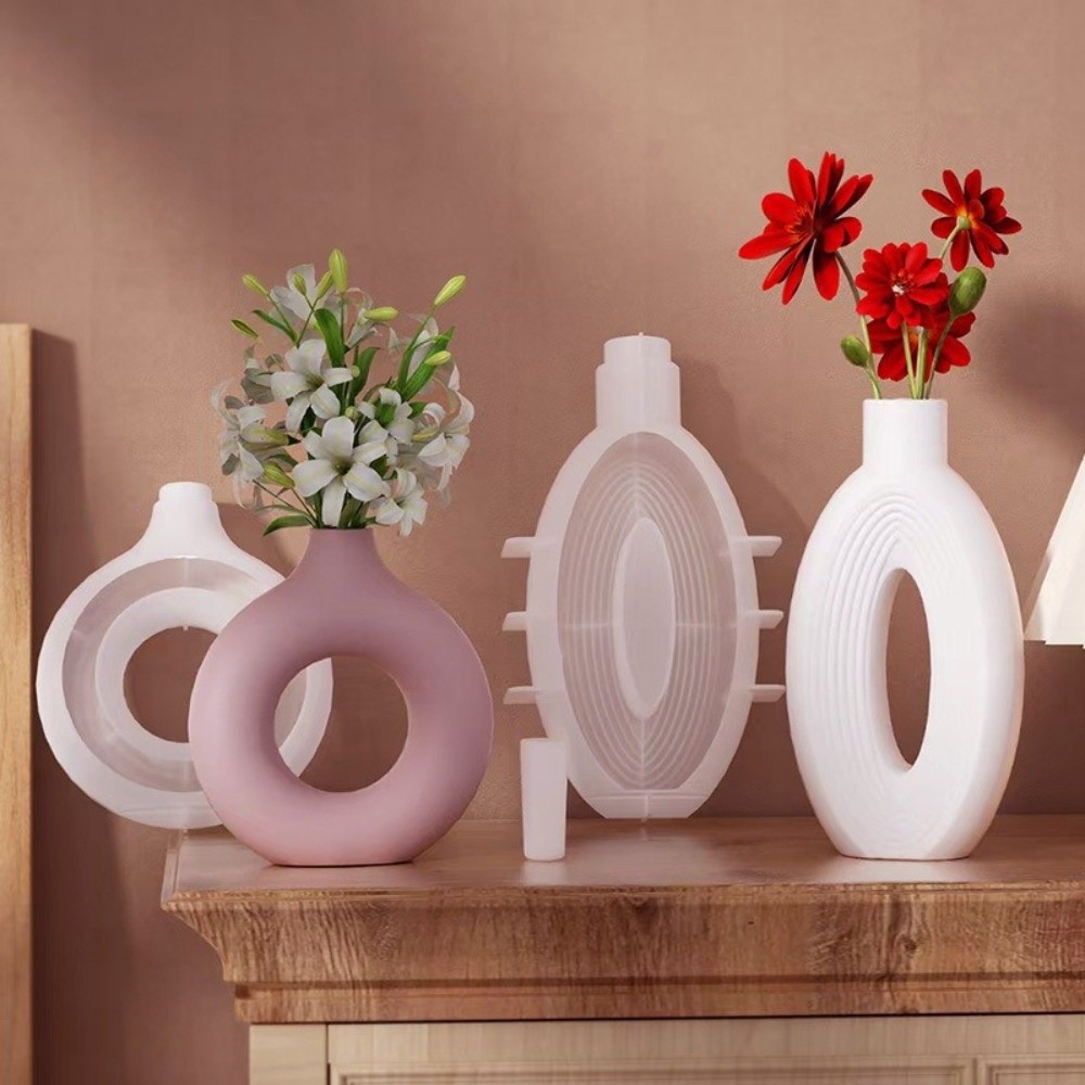 Cetakan Vas Silikon Motif Gari - Florist Supply Vases ulasan dan harga
