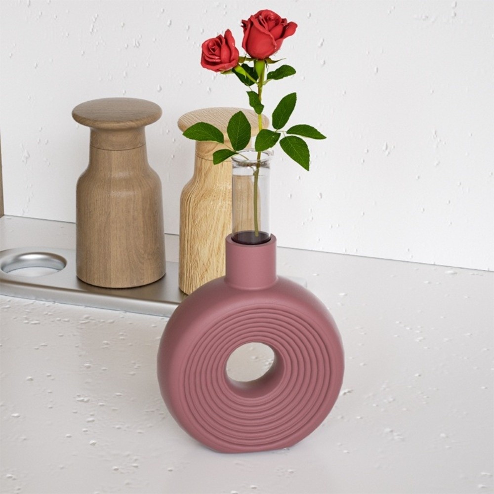 Cetakan Vas Silikon Motif Gari - Florist Supply Vases ulasan dan harga