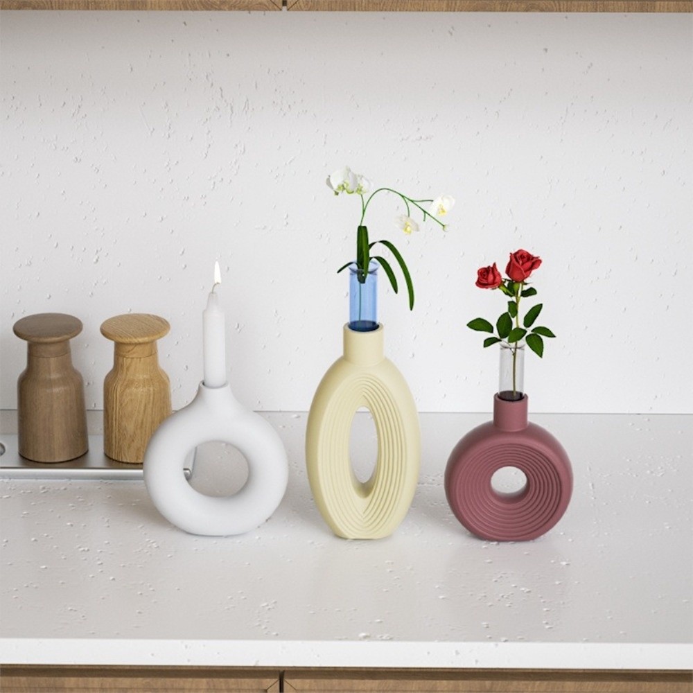 Cetakan Vas Silikon Motif Gari - Florist Supply Vases ulasan dan harga