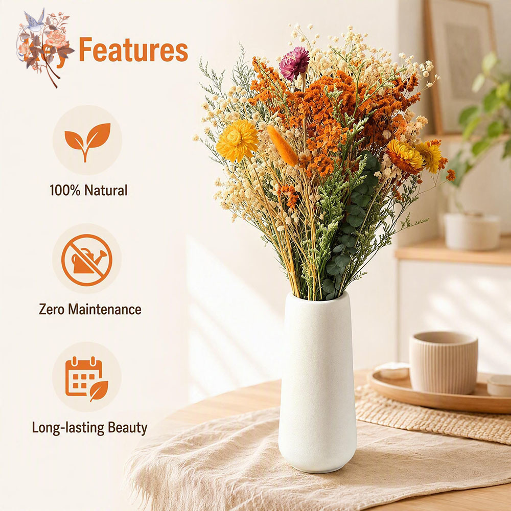 Buket Bunga Kering Musim Gugur - Eucalyptus Preserved ulasan dan harga