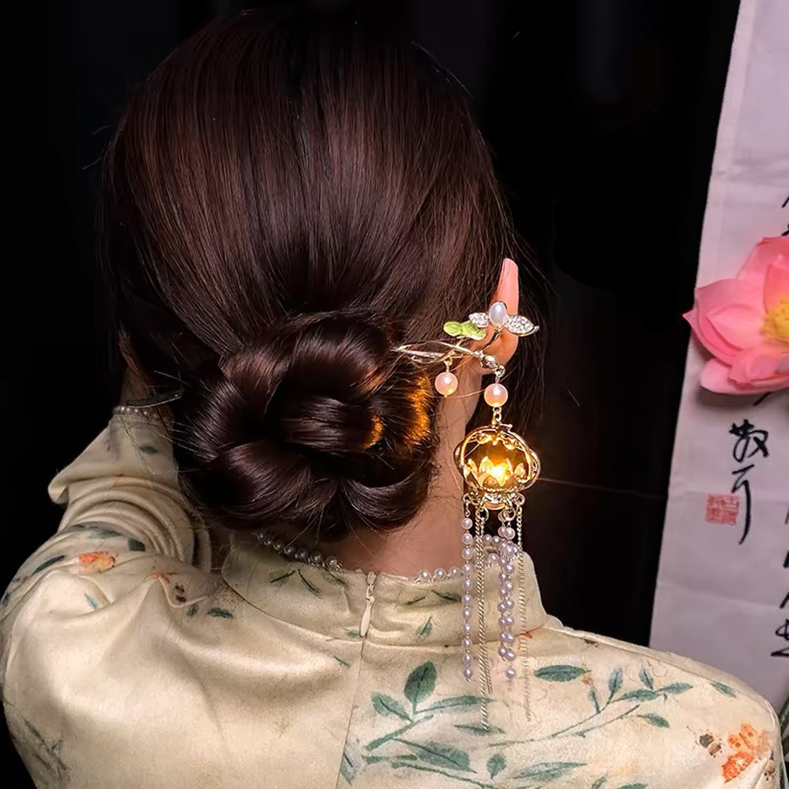 Jepit Rambut Bunga Bercahaya u - Supply Florist ulasan dan harga