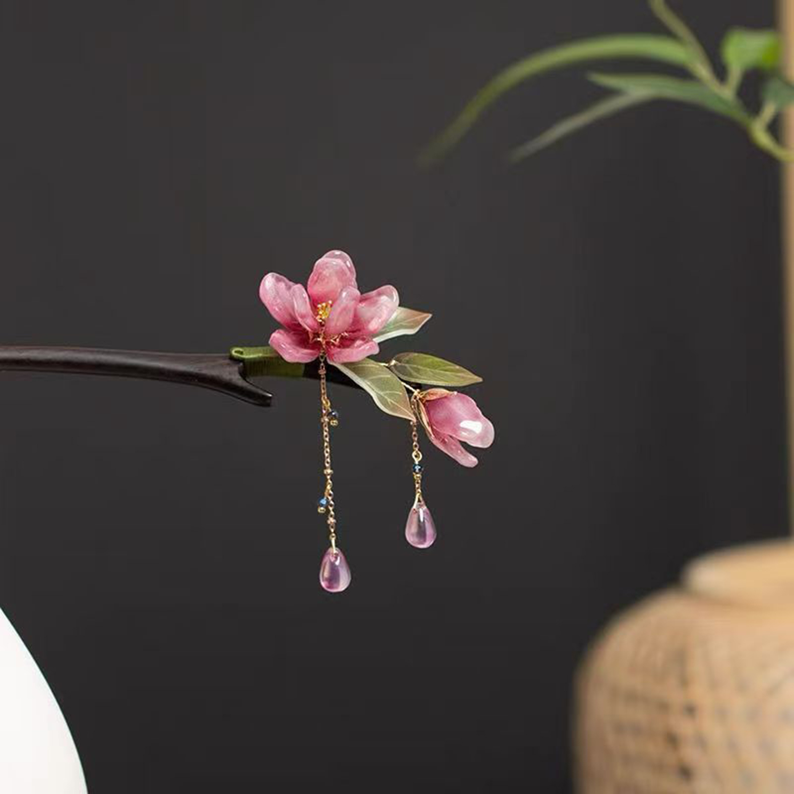 Tusuk Konde Bunga Gaya Cina Je - Supply Florist ulasan dan harga