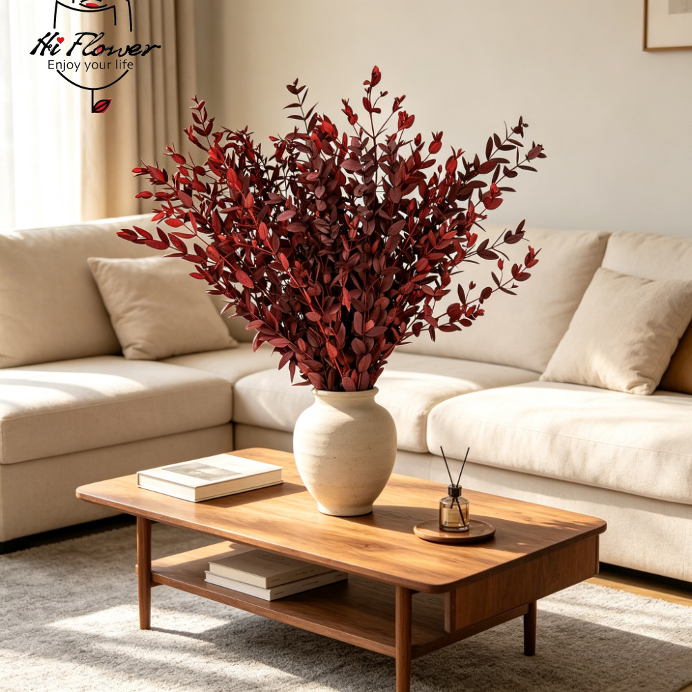 Bunga Kering Alami Buket Eucal - Florist Supply Vases ulasan dan harga